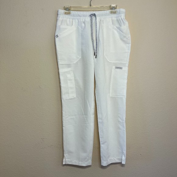 Jaanuu White Scrub Pants - Picture 1 of 1